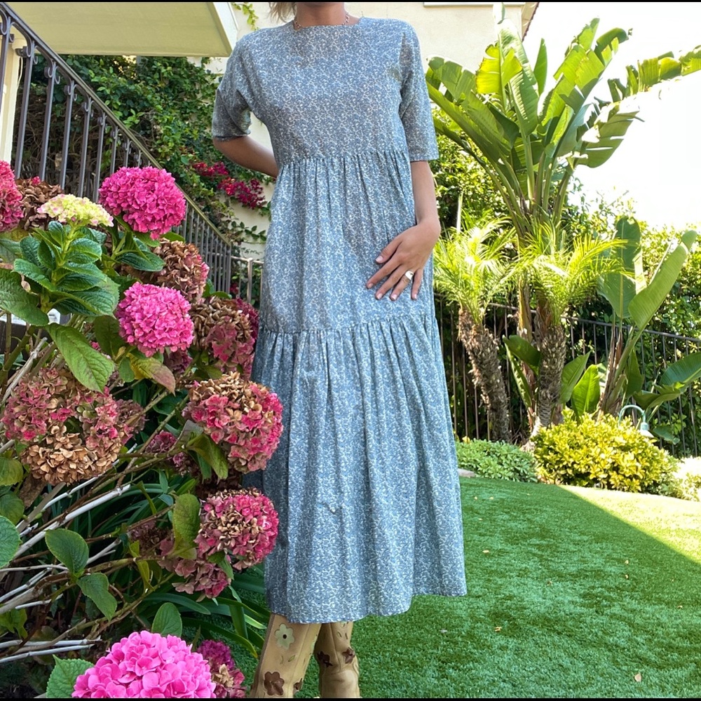 SMALL FITTING- Christy Dawn Theo Dress in Calico Mist -size XLP but runs SMALL!!